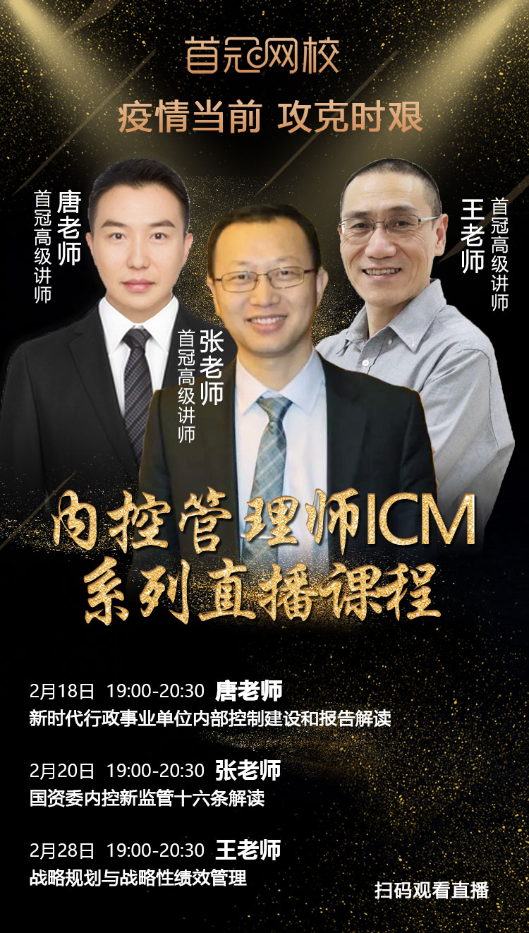 2020年2月内控管理师ICM直播课程（三）--王晓耕